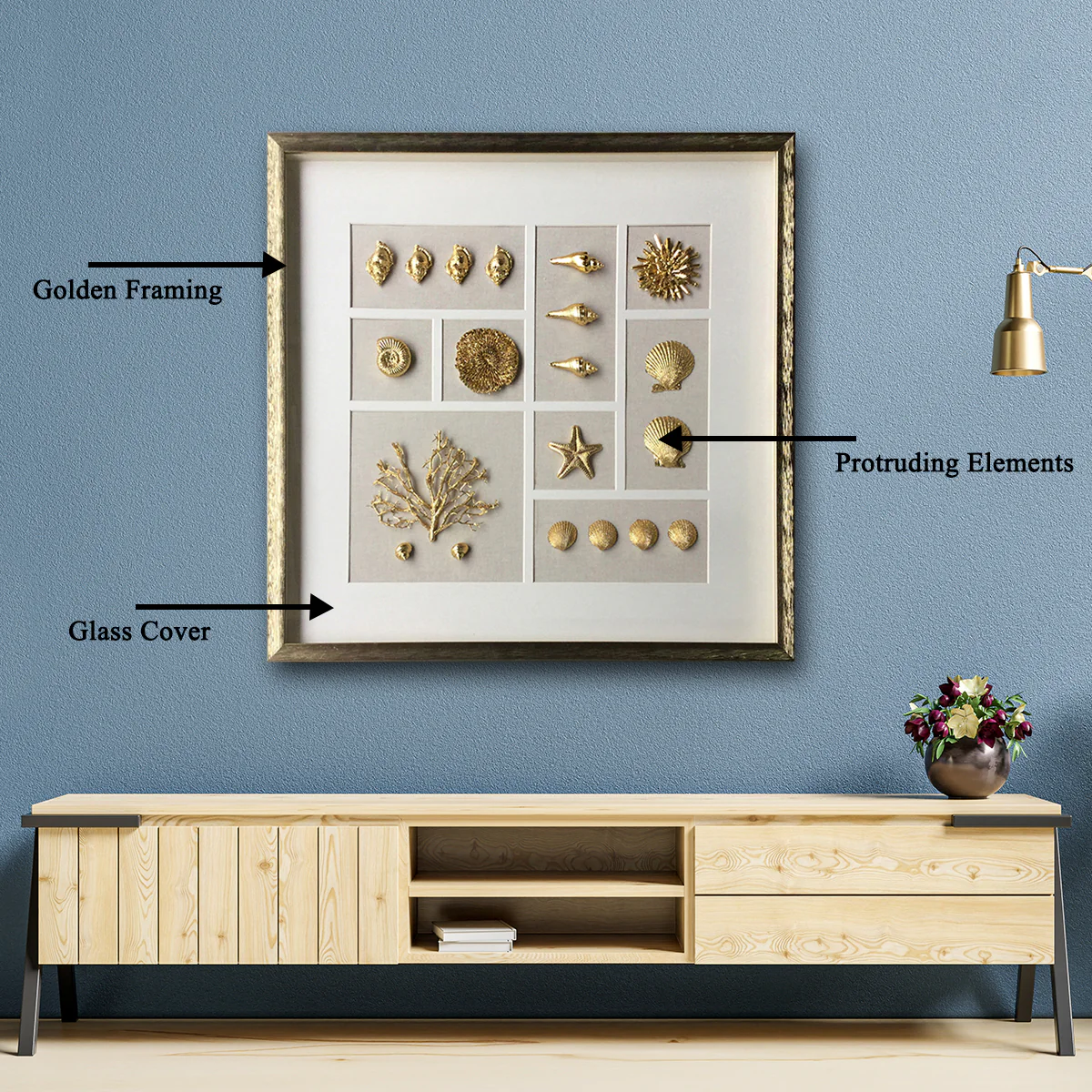 A Sea Of Illusions Shadow Box Wall Decoration Piece - Image 2