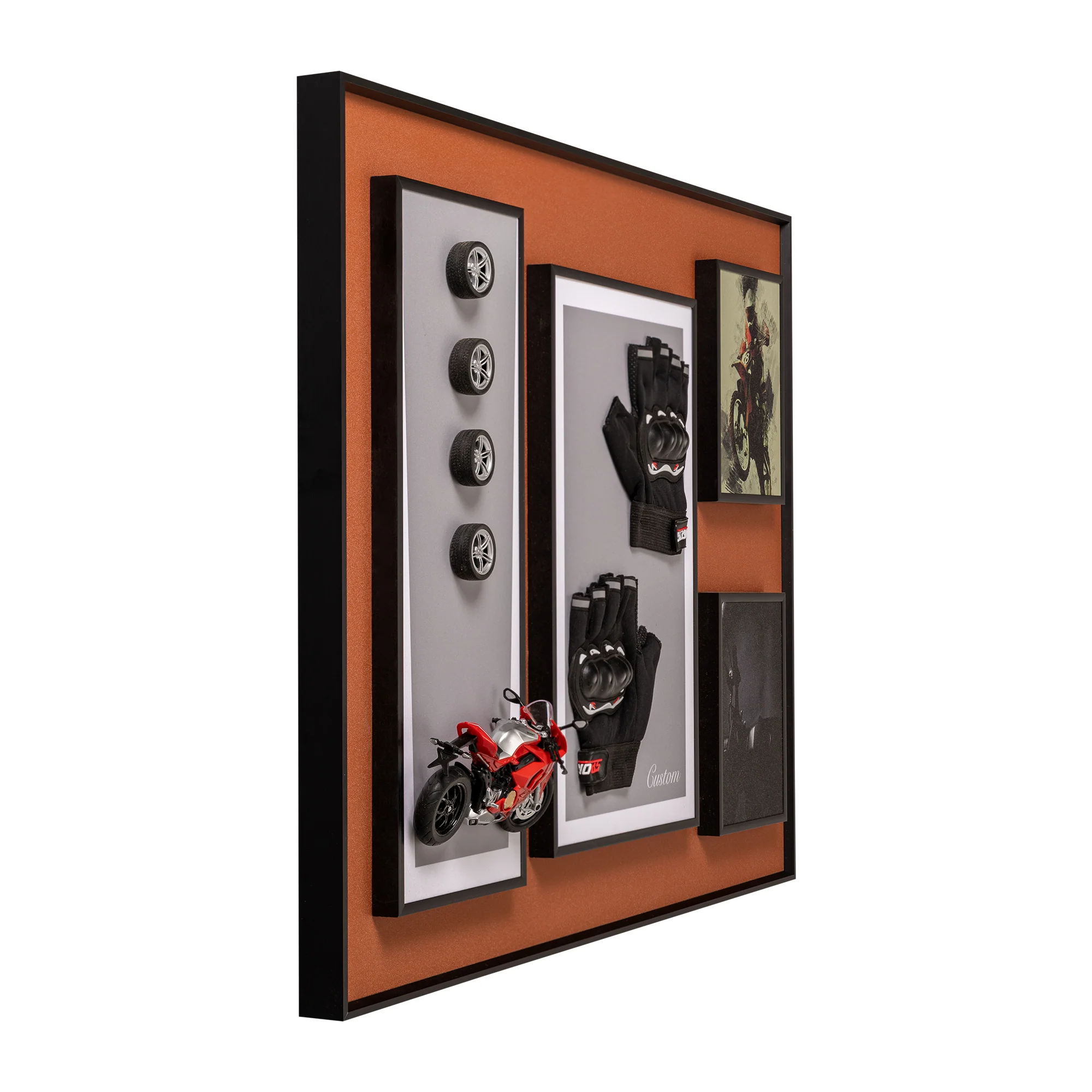 Biking Enthusiast’s Pop Art Shadow box - Image 4