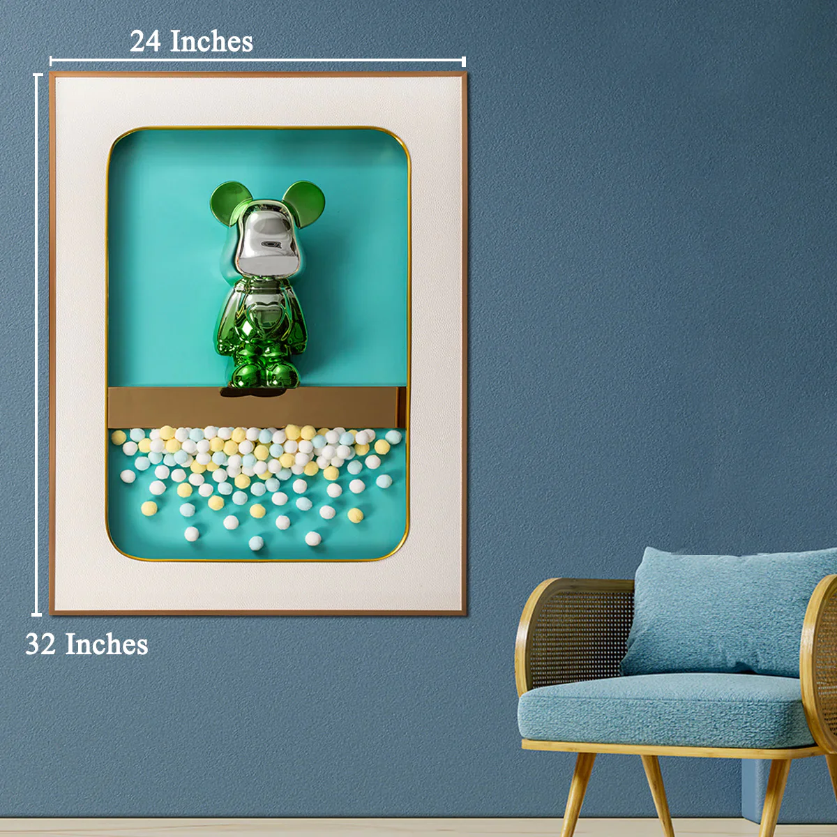 Chromatic Resonance Shadow Box Wall Decoration Showpiece - Image 3