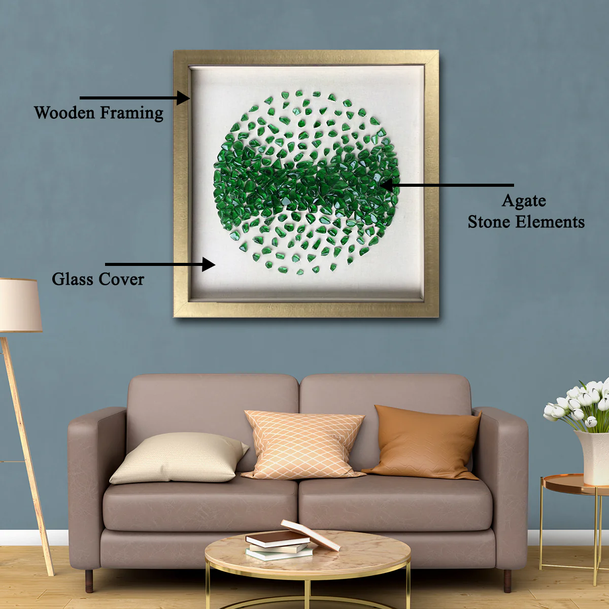 Dazzling Ecstasy Shadow Box Wall Decoration Piece - Image 2