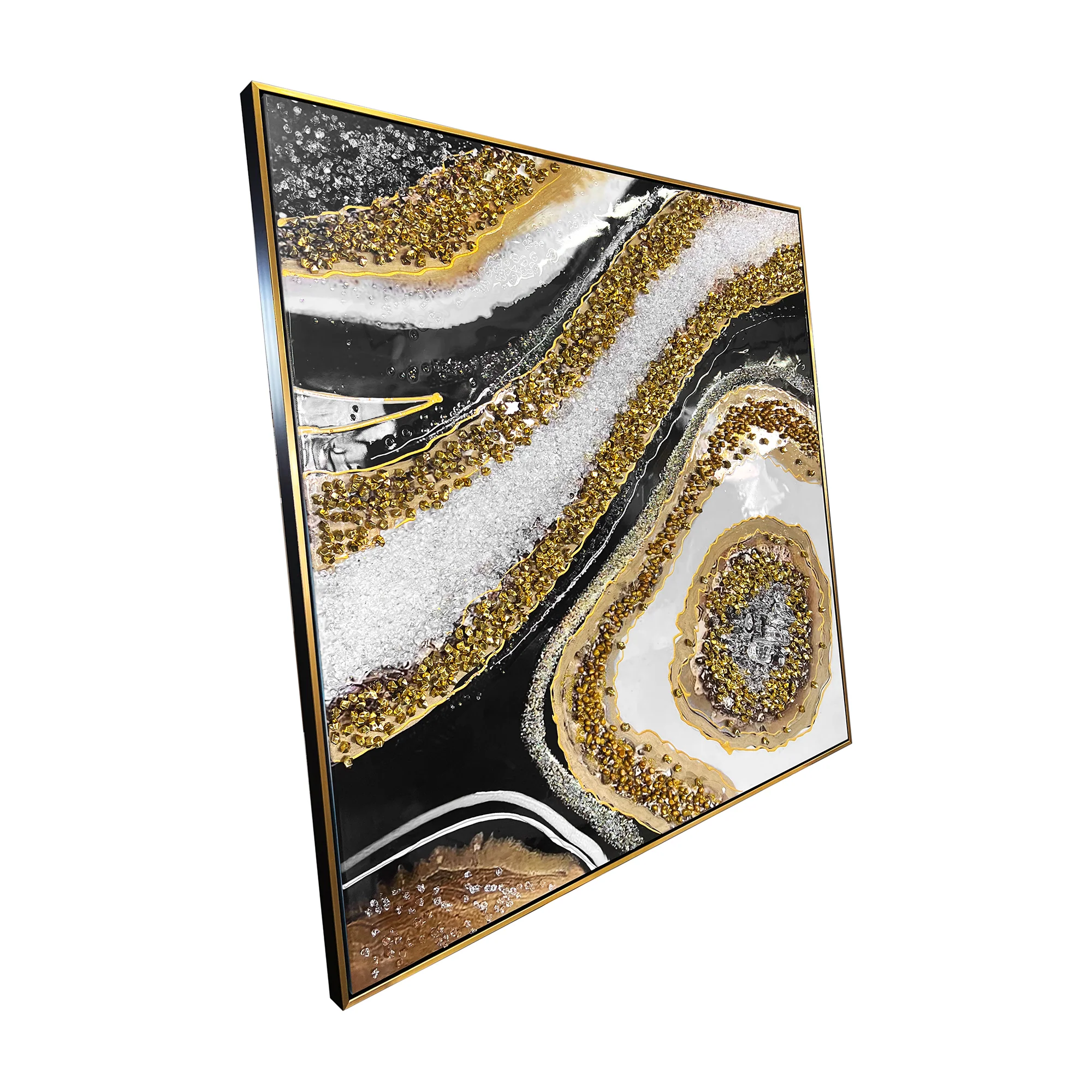 Glittering Paths Resin Art Wall Painting - Image 3