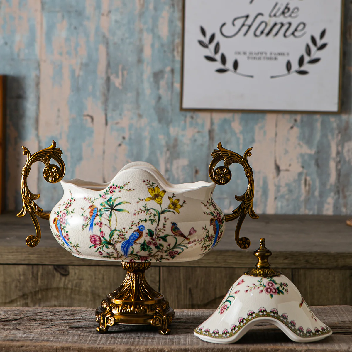 Golden Era Bloom Vase & Showpiece for Home & Item for Home Decoration - Image 2