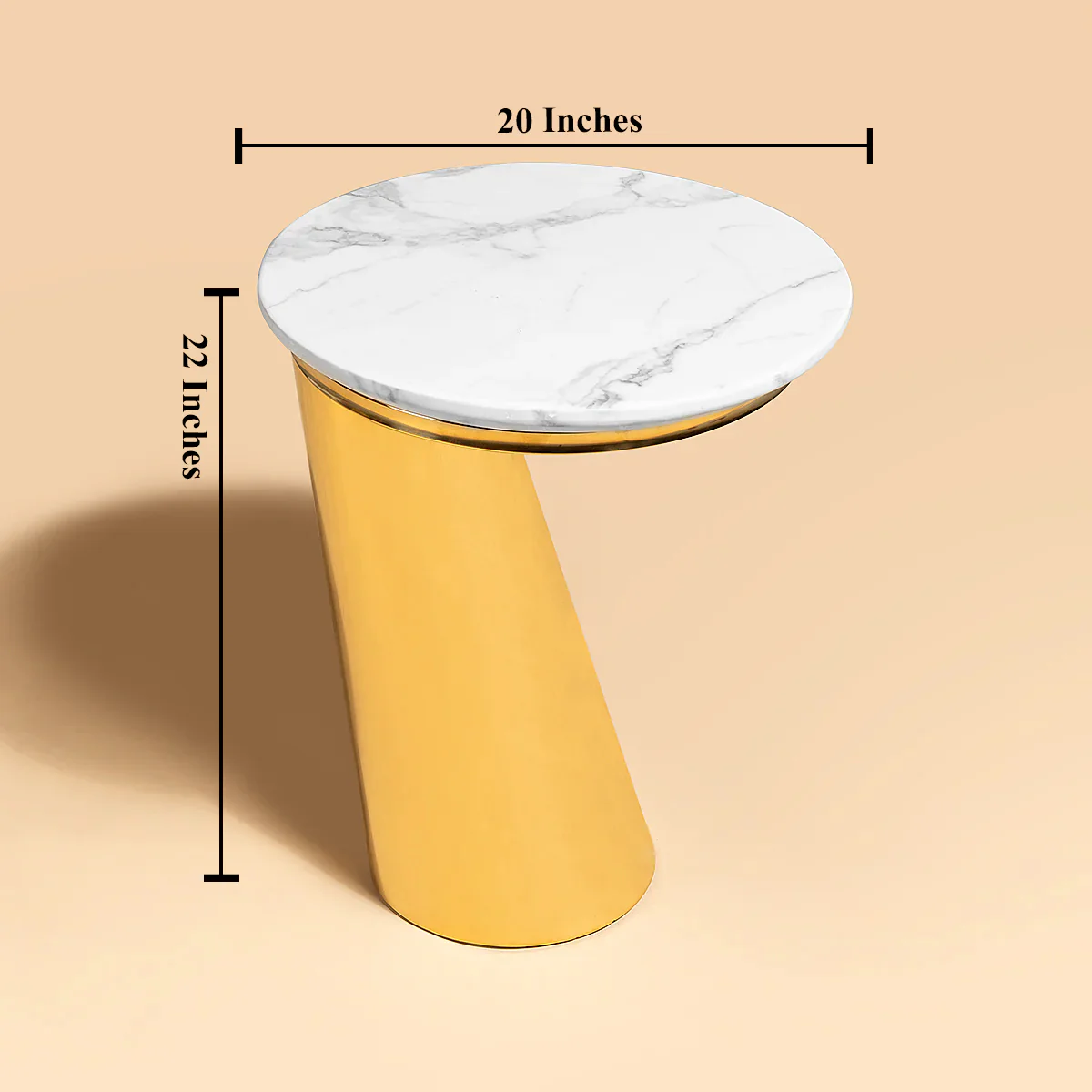 Harmonic Hub Side Table (Stainless Steel) - Image 5