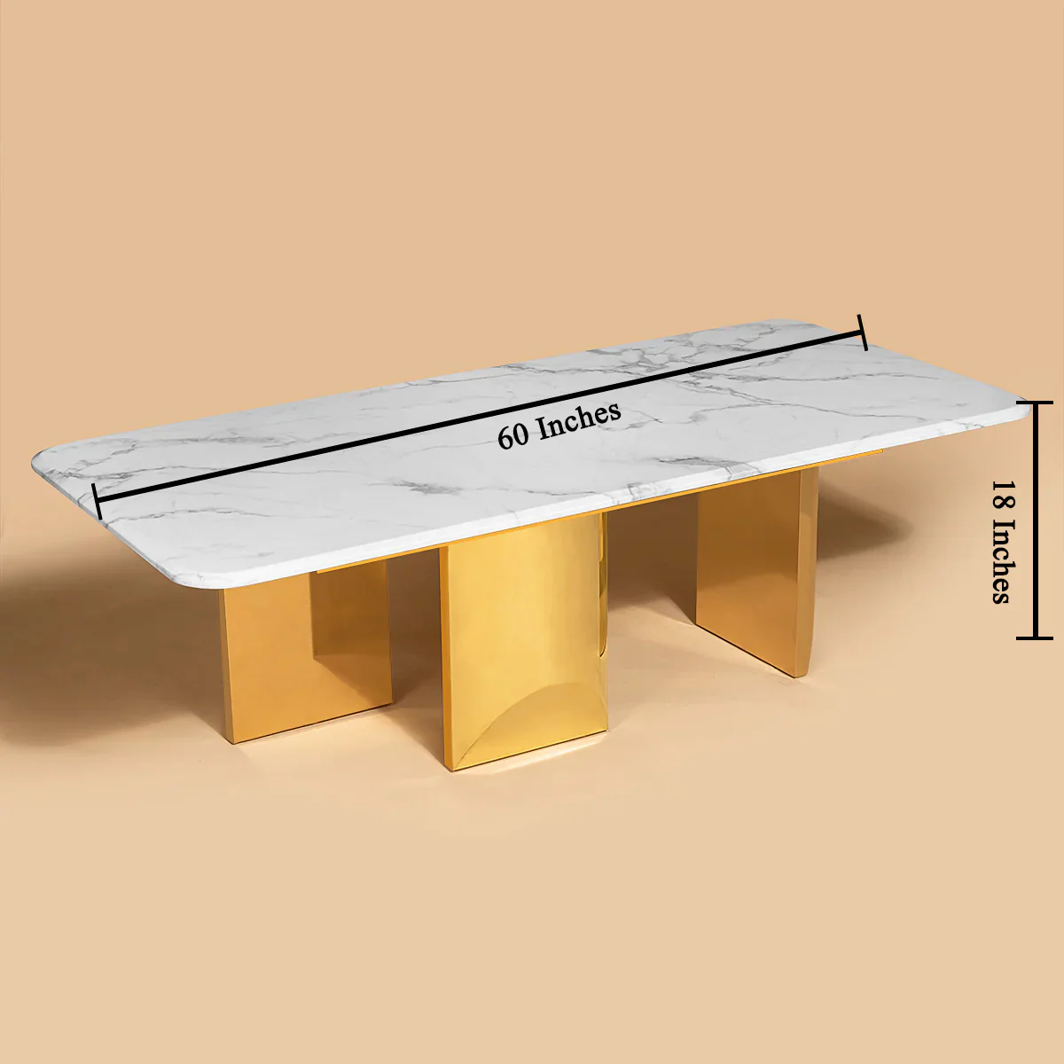 Kaleidoscope Keynote Centre Table For Living Room (Stainless Steel) - Image 5
