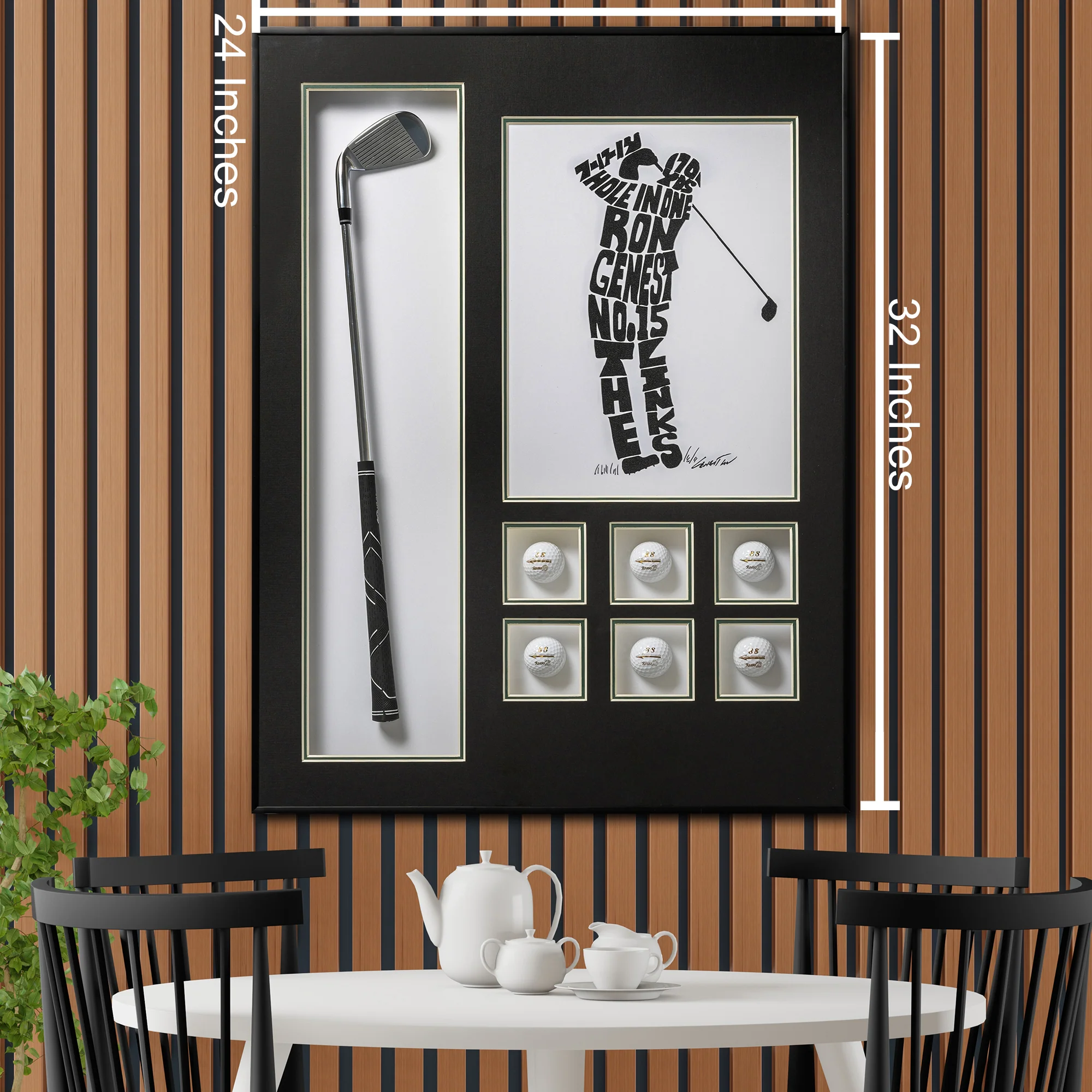 Masterstroke Golf Art Pop Art Shadow box - Image 2