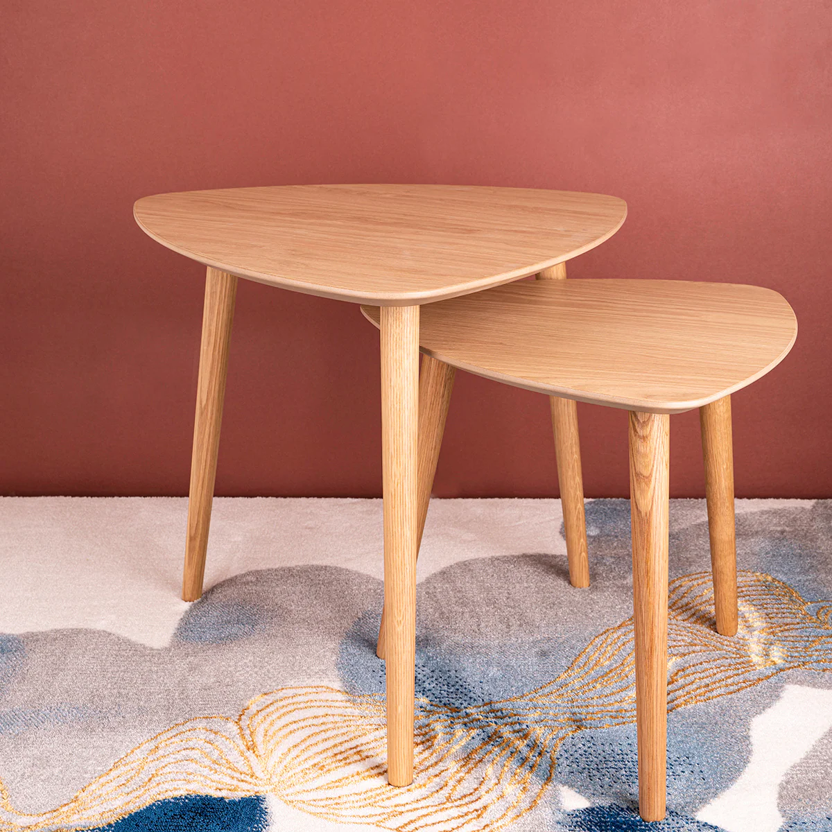 Moore Nesting Table - Set of 2 - Scandinavian Design Series - Image 3