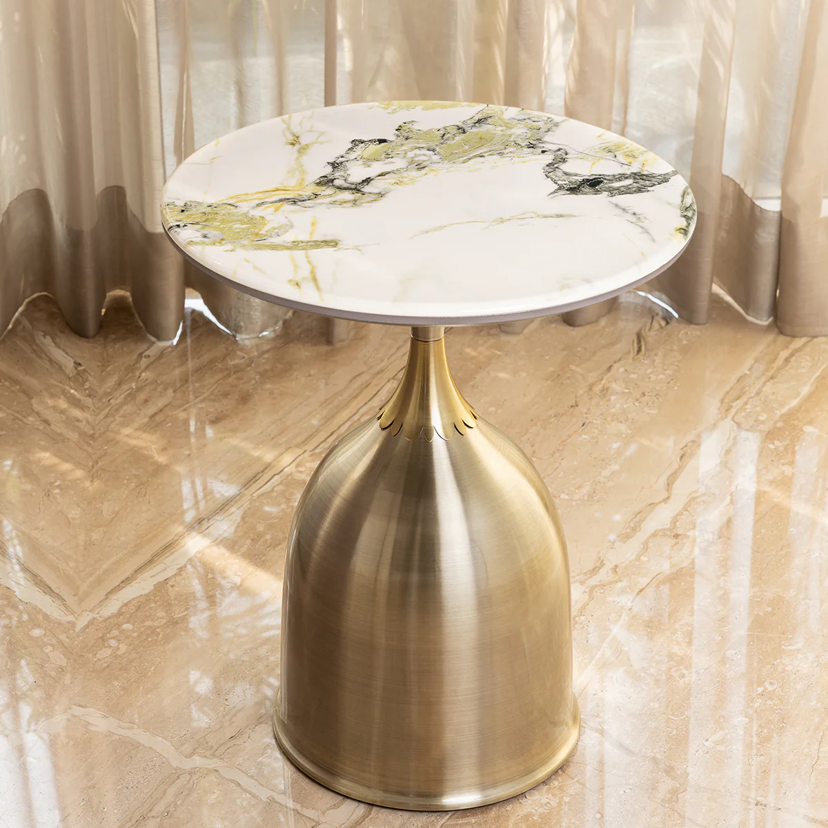 Pristine Elegance Side Table For Living Room - Image 3
