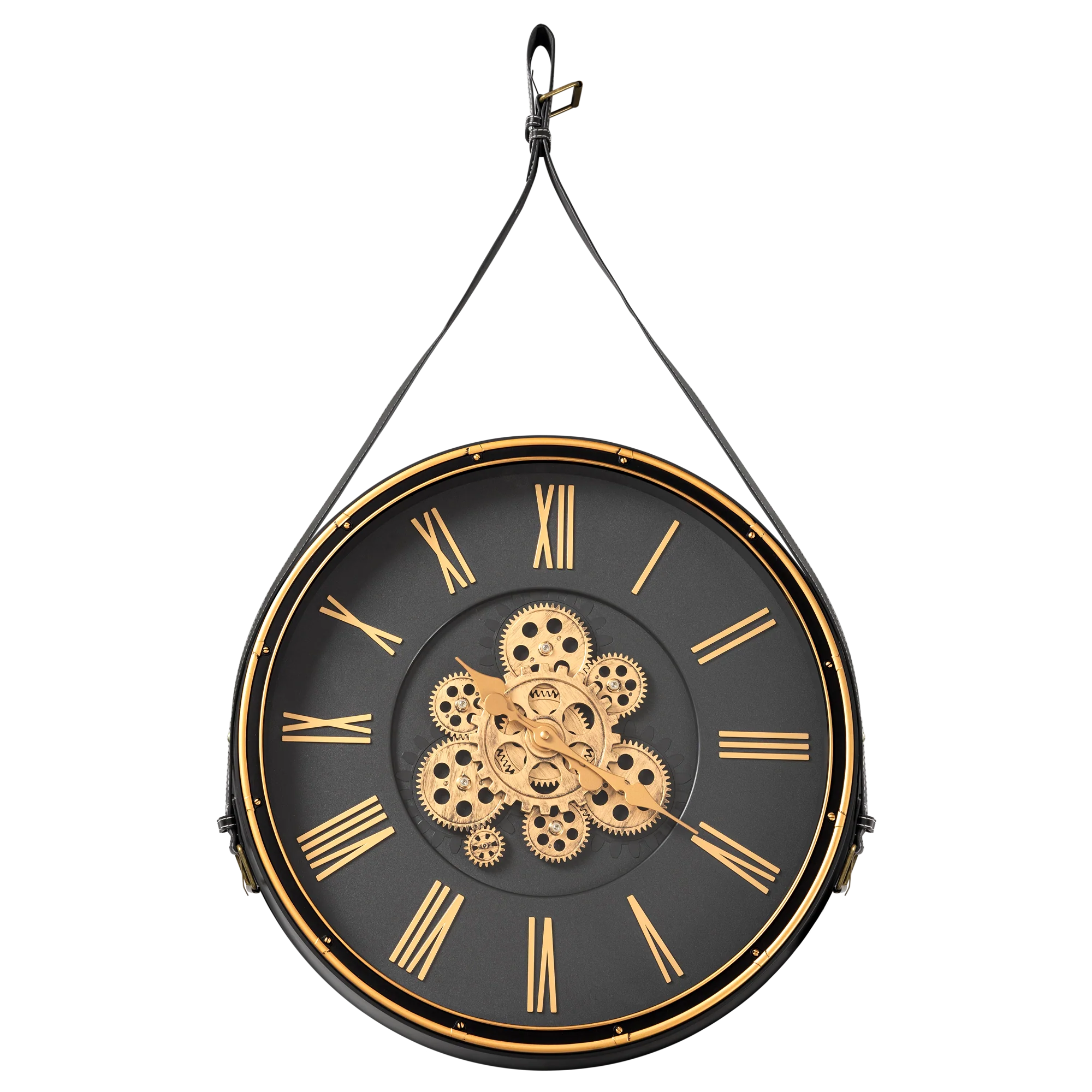 Quartz Quill Luxury Designer Wall Clocks for the Home With Moving Gear Mechanism Buy Wall Clock Online - Image 3