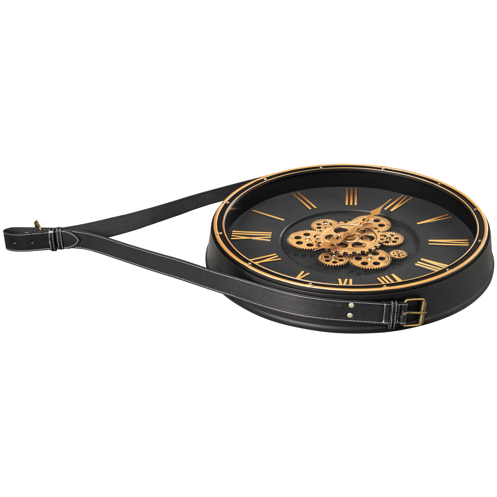 Quartz Quill Luxury Designer Wall Clocks for the Home With Moving Gear Mechanism Buy Wall Clock Online - Image 5