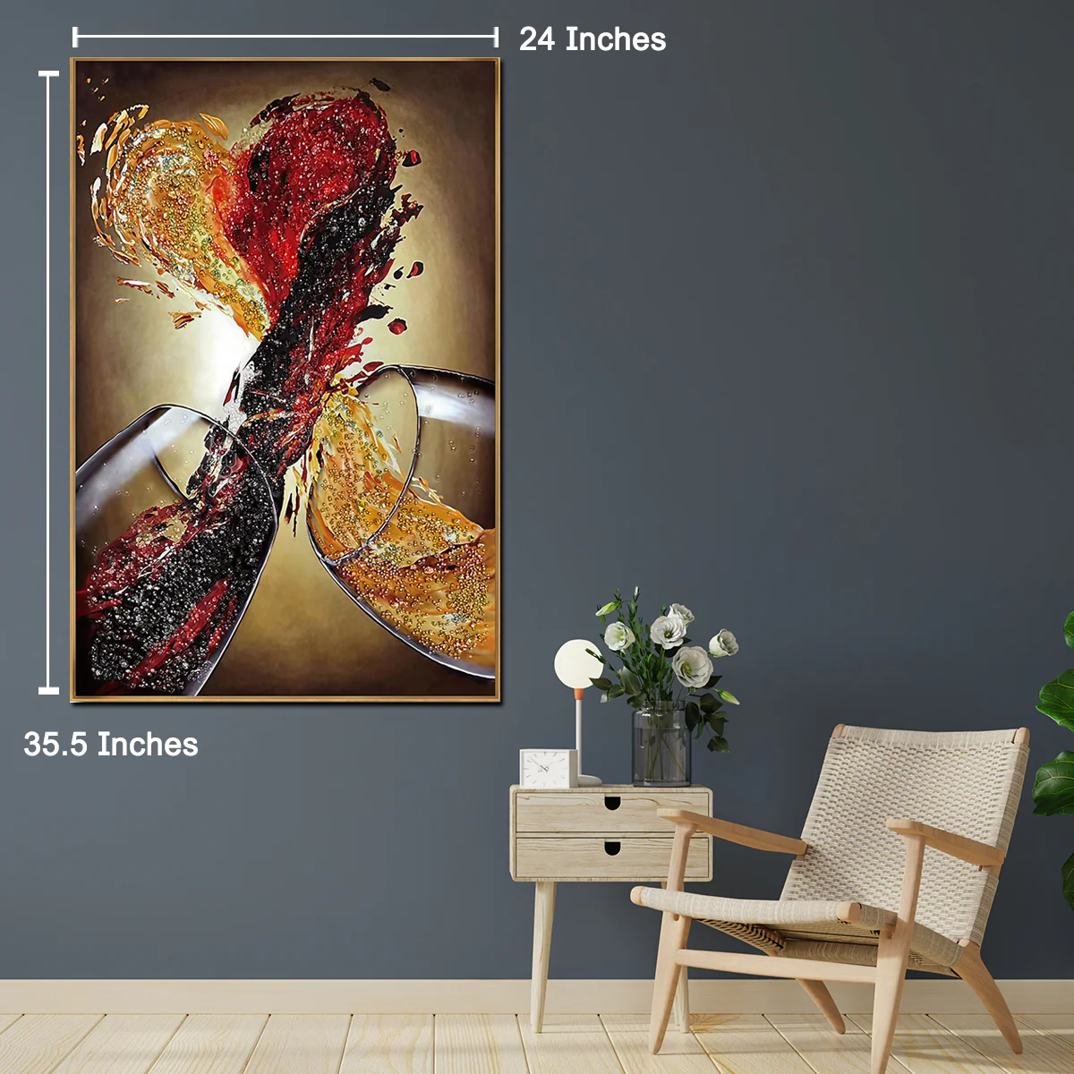 Splendour of France Crystal Glass Painting & Wall Decoration Items - Image 2