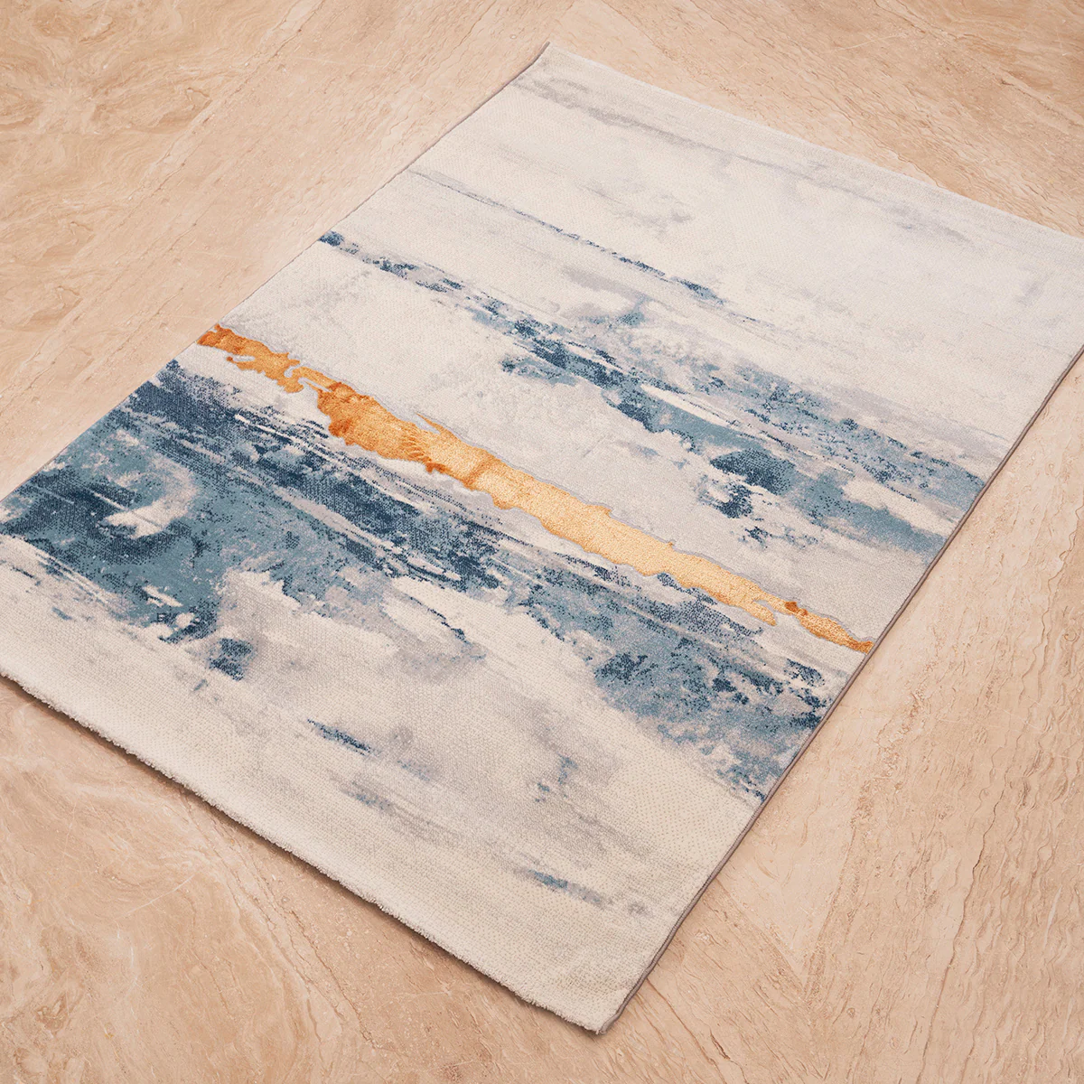 Spring Sky Textured Floor Rug (5x7.5 Feet) - Image 2