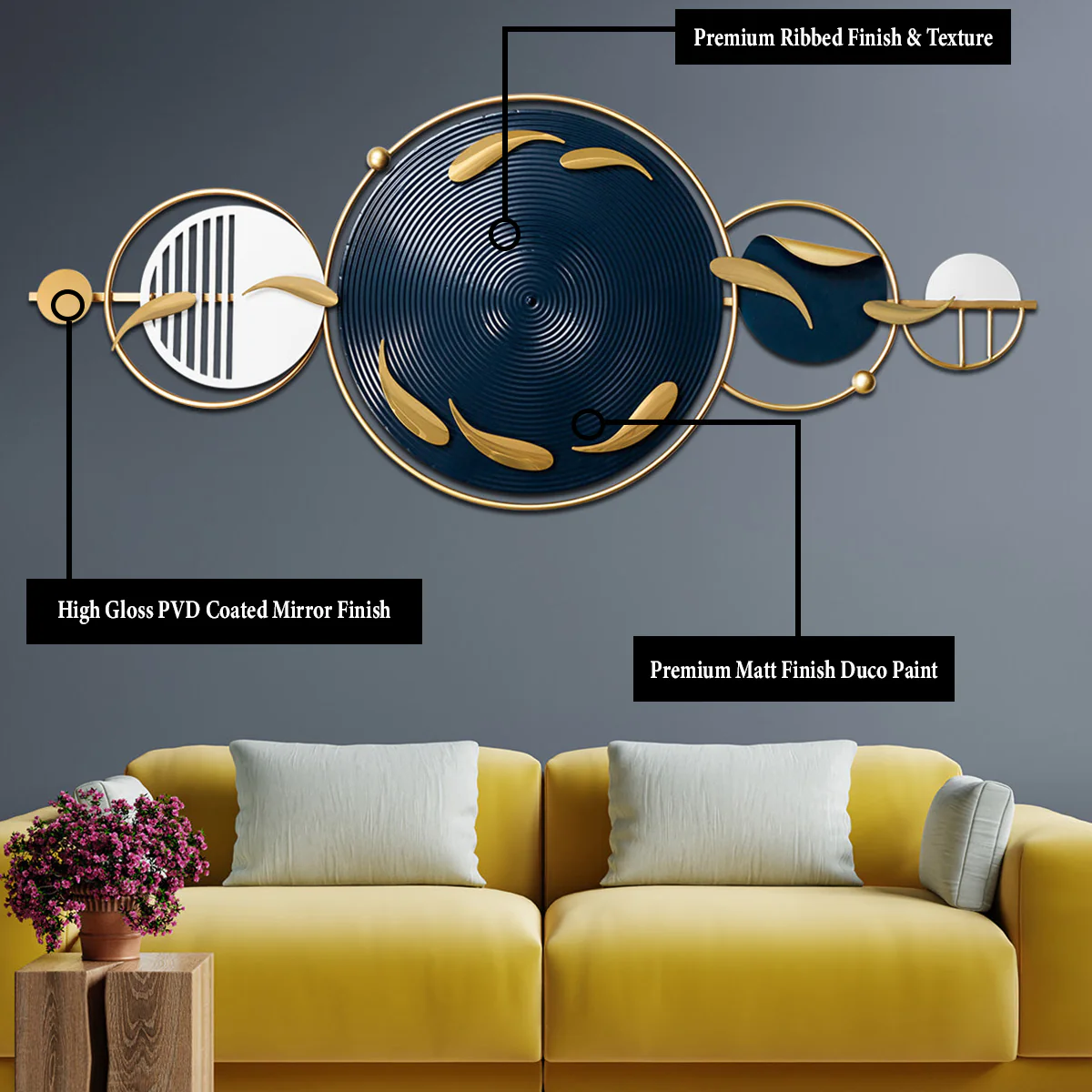 Stellar Stride Metallic Wall Decor - Image 4
