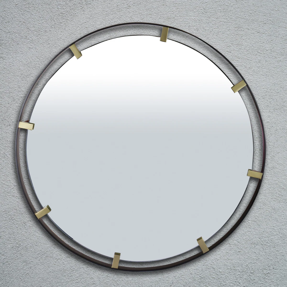 The Classic Golden Button Decorative Wall Mirror - Image 2