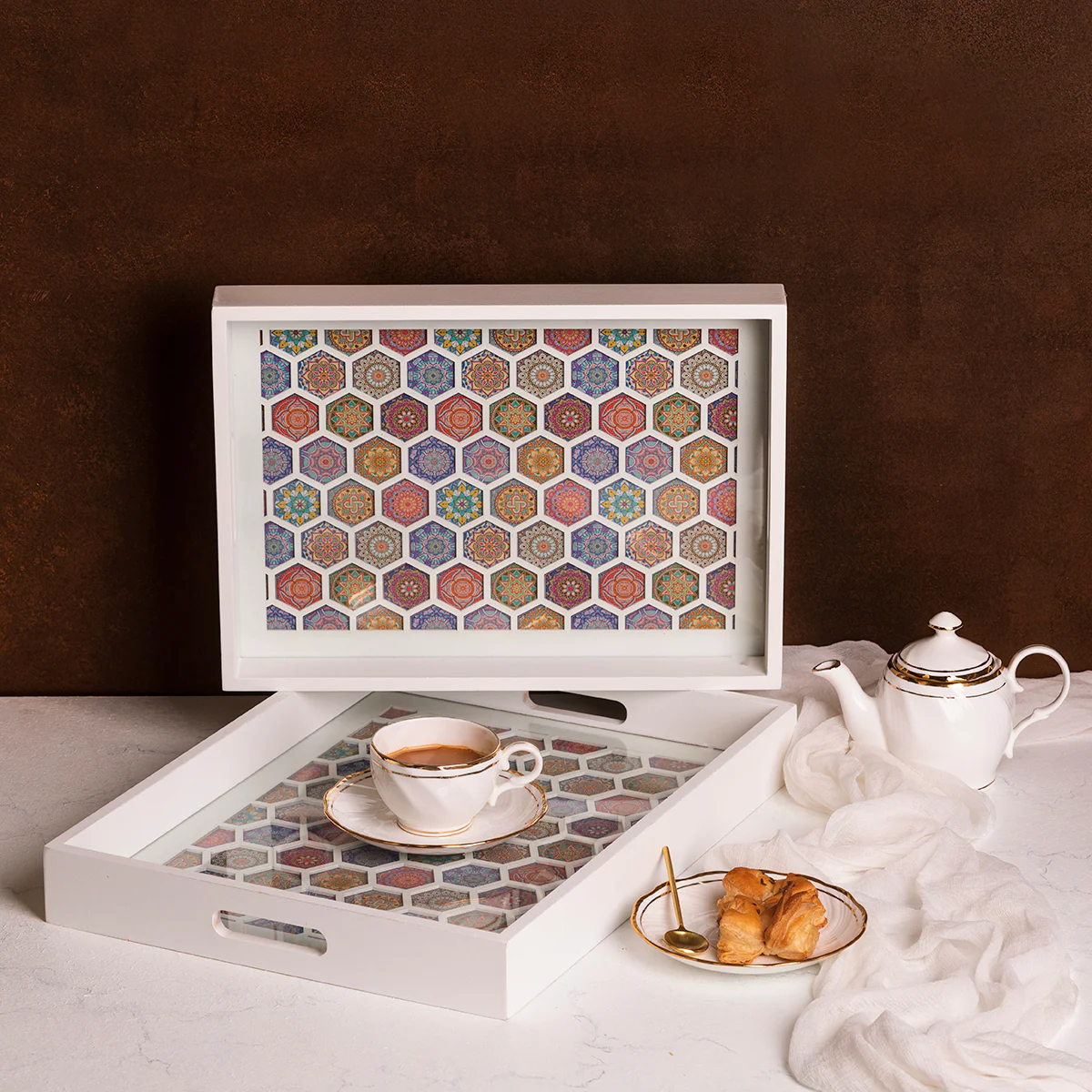 The Lavender of Marseille Decorative Serving Tray - Image 2