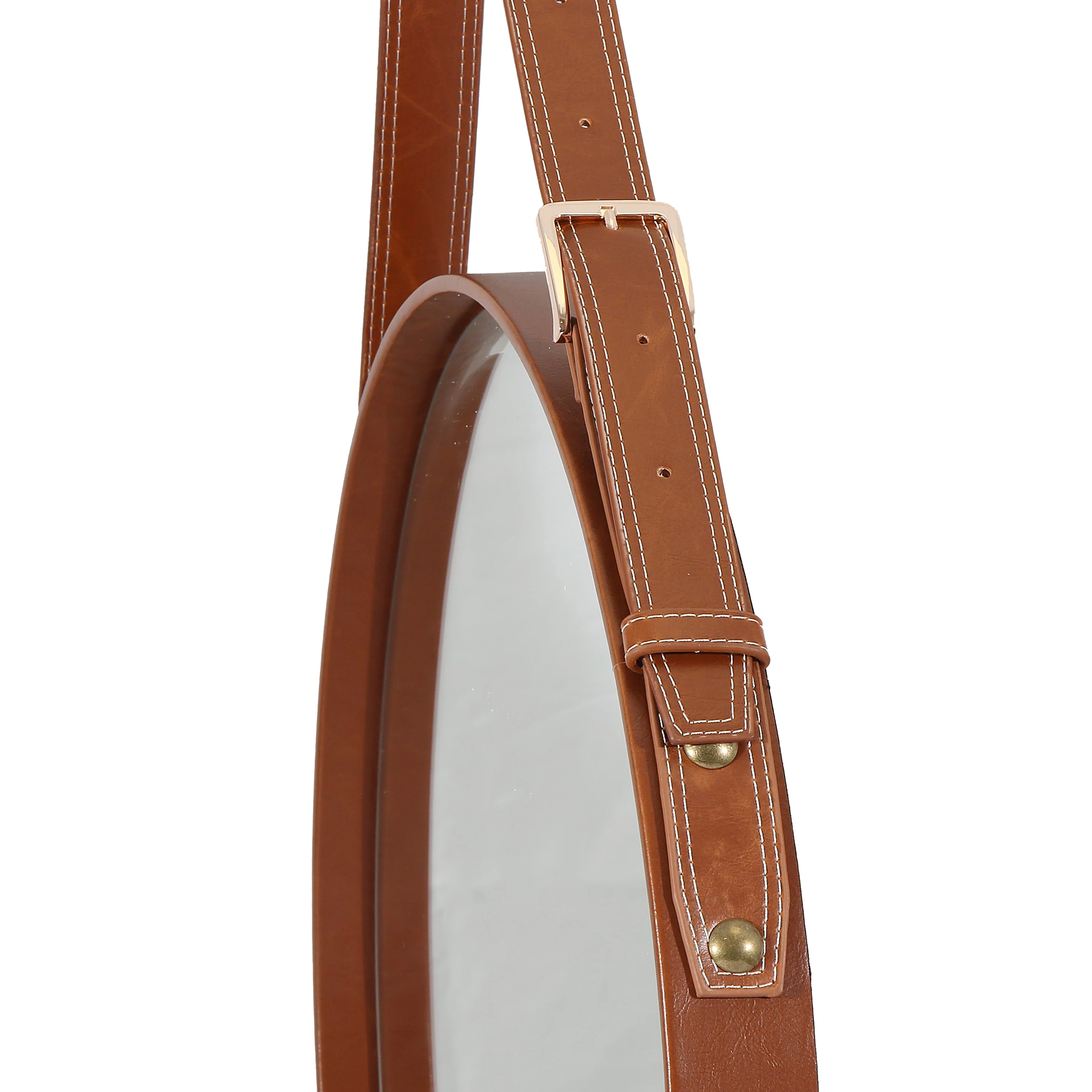 The Leather Belt Decorative Wall Mirror - Image 5