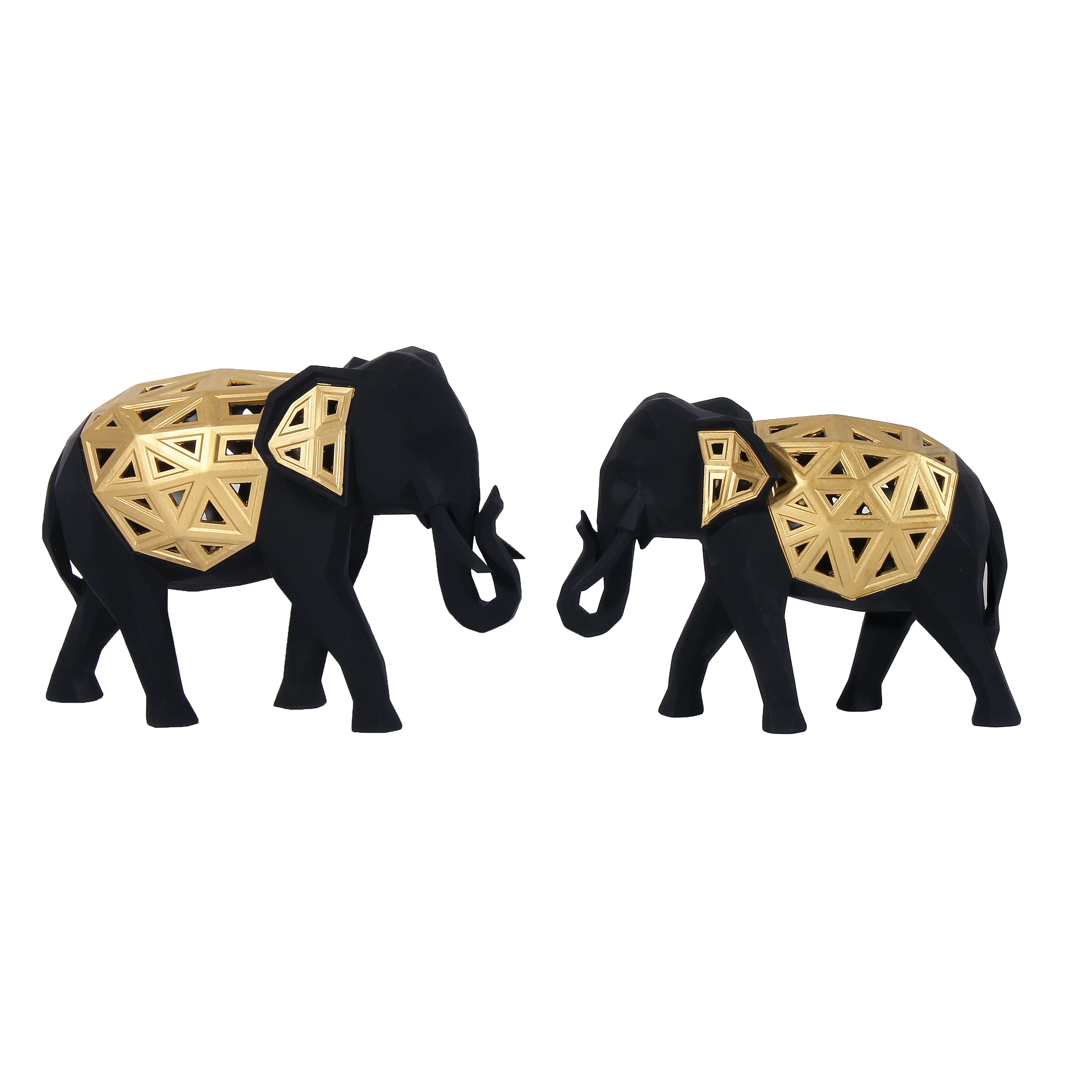 The Royal Elephant Table Decoration Showpiece - Set of 2 - Image 2