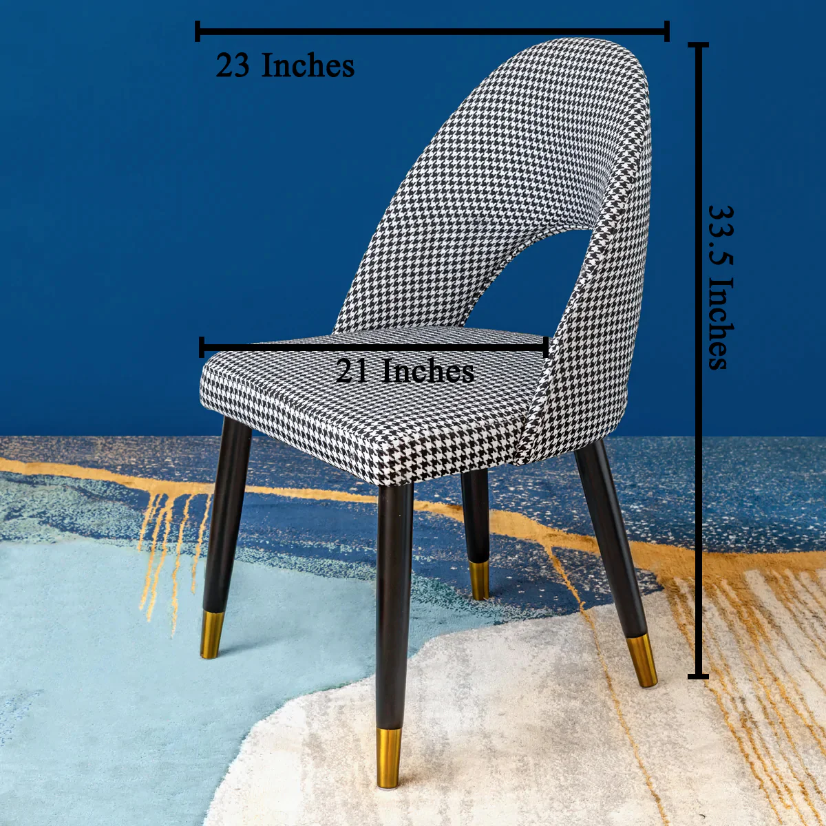The Scottish Plaid Accent Dining Chair - Image 2