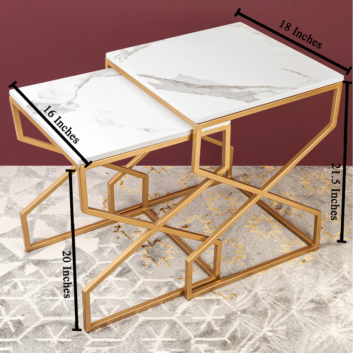 Twirl and Twist Nesting Side Tables - Image 2