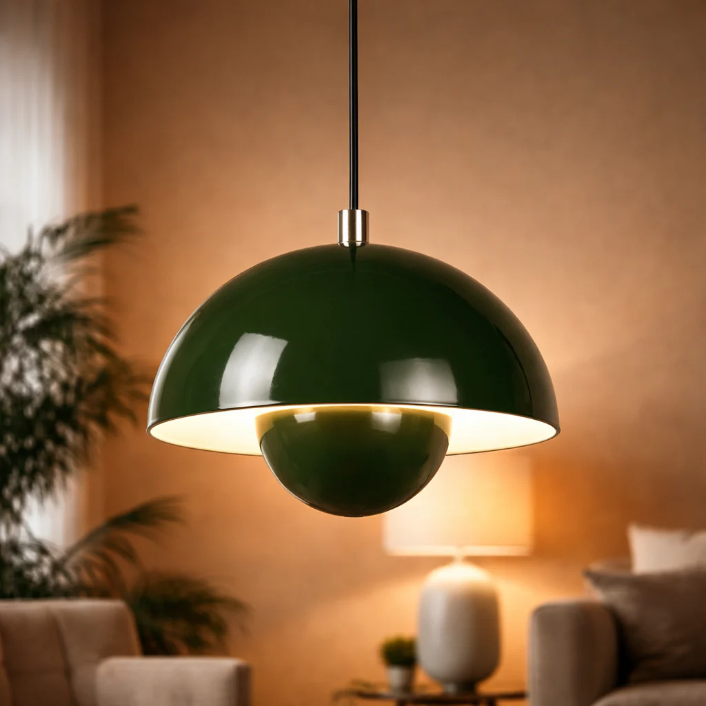 Vibe Dome Pendant Light For Home & Item for Home Decoration - Green - Image 3